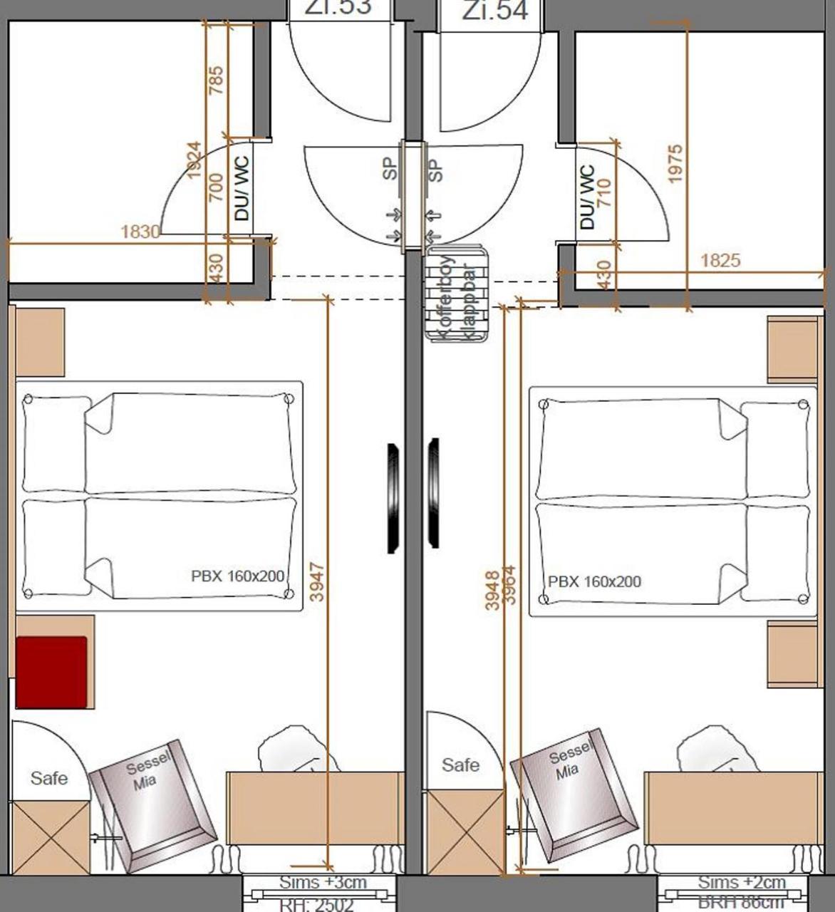 Two Rooms connected door,1282229134:JPEG